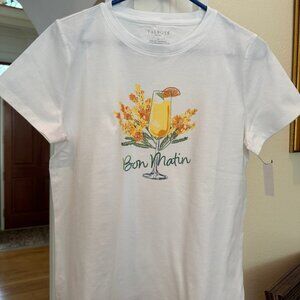 Talbots White T-Shirt NWT